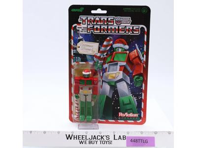 Christmas Optimus Prime Transformers ReAction 2019 Super7 Action Figure NEW MOSC