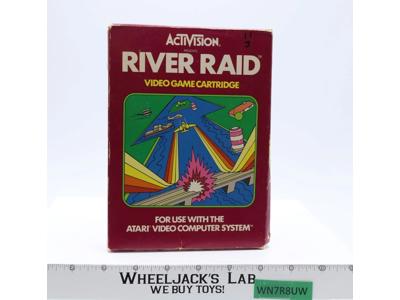 River Raid W/ Box + Manual ATARI 2600 1982 Activision Vintage Game Cartridge