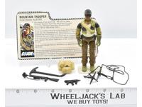 Alpine V1 100% Complete GI Joe Hasbro Action Figure 1985
