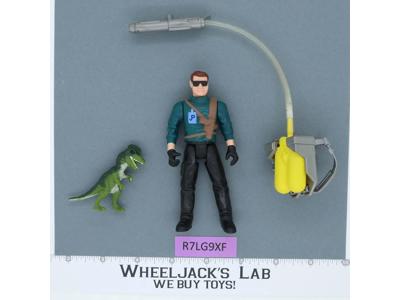 Dennis Nedry w/Tranq Spray Gun Jurassic Park 1993 Kenner Vintage Action Figure