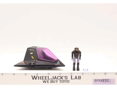 Shadow Parasite W/ LT. Magg Complete Starcom 1986 Coleco Action Figure Vehicle