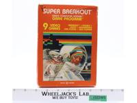 Super Breakout W/ Box + Manual ATARI 2600 1981 Vintage Game Cartridge