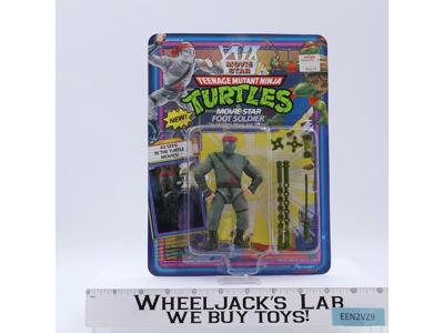 Movie Star Foot Soldier Teenage Mutant Ninja Turtles Playmates MOSC UNPUNCHED