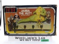 Jabba the Hutt Action Playset Complete W/ Box Star Wars 1983 Kenner Vintage