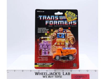 Wideload W/PURPLE DECOY Throttlebot MOSC 1987 Vintage Hasbro G1 Transformers