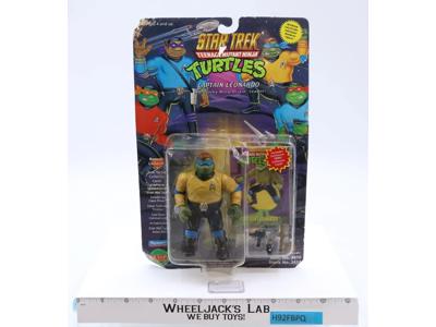 Captain Leonardo Teenage Mutant Ninja Turtle TMNT Star Trek Playmates NEW MOSC