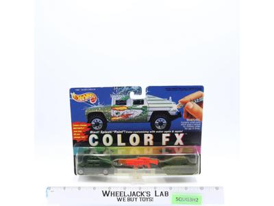 Hummer & Big Bertha Military Machines Hot Wheels Color FX NEW SEALED