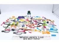 Lot of 110 Teenage Mutant Ninja Turtles TMNT 1980-1990s Accessories Parts Pieces