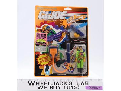 Flint GI Joe Eco Warriors 1990 Hasbro Vintage Action Figure NEW MOSC SEALED