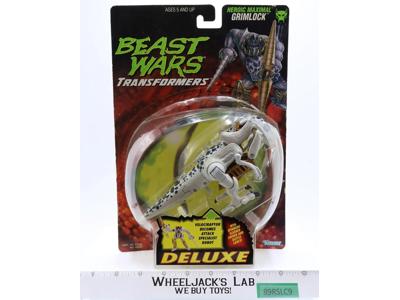 Grimlock Transformers Beast Wars COMPLETE W/Card & Bubble 1996 Hasbro Figure