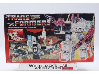 Metroplex RT W/BOX & INSERT 100% Complete 1985 Vintage G1 Transformers Figure