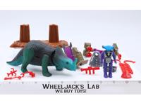 Monoclonius W/Mako Complete Dino Riders 1989 Tyco Toys Vintage Action Figure