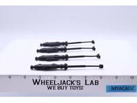 X-Wing Fighter Laser Cannon Guns x4 Star Wars 1978 Kenner Vintage Figure Vehicle