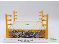 WWE Superstars Summer Slam Raw Smackdown Yellow Wrestling Ring 2010 Mattel