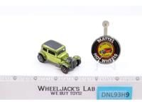 Classic '32 Ford Vicky BUTTON Lime Green 1968 1969 Hot Wheels Mattel Vtg Redline