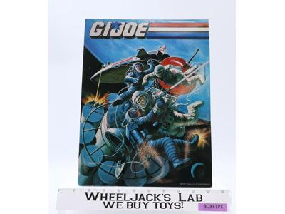 Space Astronauts GI Joe Folder 1987 Hasbro Vintage School Supplies