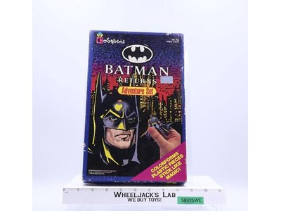 Batman Returns Adventure Set Colorforms 1992 DC Comics Vintage