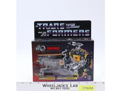 Ramhorn & Bombshell Transformers Reissue 40th Aniv. 2024 Hasbro NEW SEALED