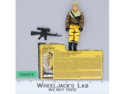 Frostbite V2 Tiger Force Complete 1988 G.I. Joe Hasbro Vintage Action Figure