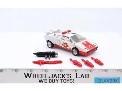 Red Alert 100% Complete 1985 Vintage Action Figure G1 Transformers Lamborghini