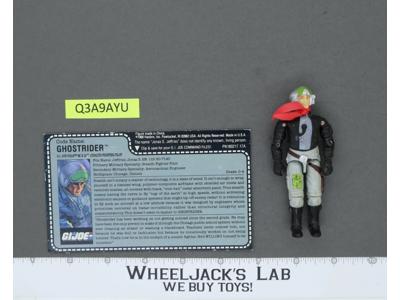 Ghostrider V1 100% Complete 1988 G.I. Joe Hasbro Vintage Action Figure