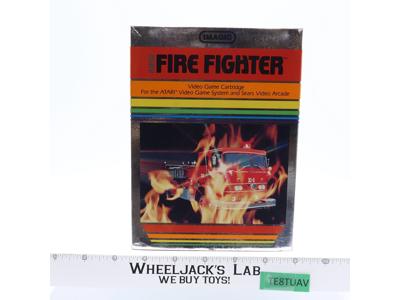 Fire Fighter W/ Box + Manual ATARI 2600 1982 Imagic Game Cartridge
