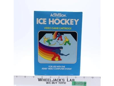Ice Hockey W/ Box + Manual ATARI 2600 1981 Activision Game Cartridge