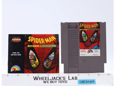 Spider-Man Return of the Sinister Six Nintendo NES LJN Video Game Cartridge ONLY