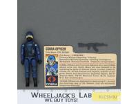 Cobra Officer V1.5 Swivel Arms 100% Complete G.I. Joe 1983 Vintage NO LOGO
