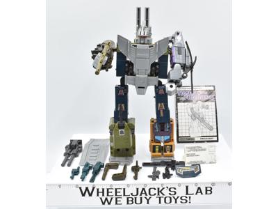 Bruticus METAL ~ 100% Complete 1986 Vintage Hasbro G1 Transformers W MANUAL