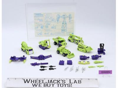 Devastator 100% Complete Vintage 1985 G1 Transformers Hasbro Action Figure