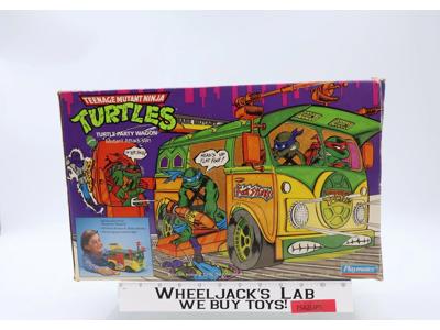 Party Wagon 100% Complete W/Box Teenage Mutant Ninja Turtles 1989 Playmates