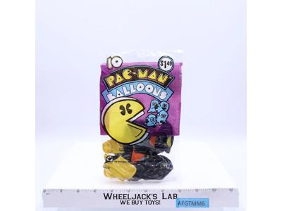 Pack of 10 Pac-Man Balloons 1980s Bally Midway Vintage NEW SEALED