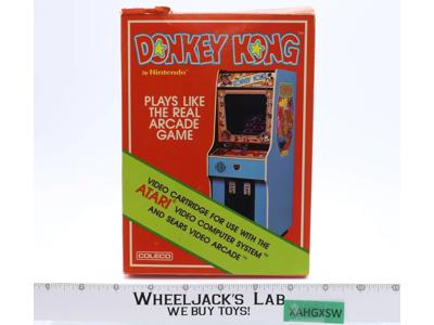 Donkey Kong W/ Box + Manual ATARI 2600 1982 Nintendo Game Cartridge
