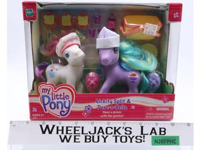 Lickity Split & Port-O-Bella Picnic Set My Little Pony MLP 2004 Hasbro NEW MIB