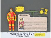 Blowtorch V1 100% Complete G.I. Joe 1984 Hasbro Vintage Action Figure