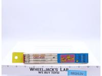 Set of 4 Ms. Pac-Man Pencils 1980 Bally Midway Empire Pencil Corp NEW SEALED