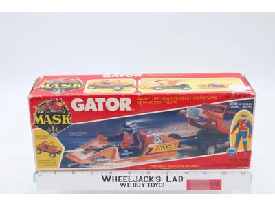 Gator Hayes 100% Complete W Box 1985 MASK Kenner Vintage Action Figure NM