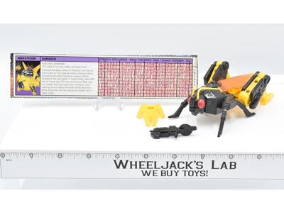 Ransack ~ 100% Complete 1985 Vintage G1 Transformers Action Figure WITH TECH