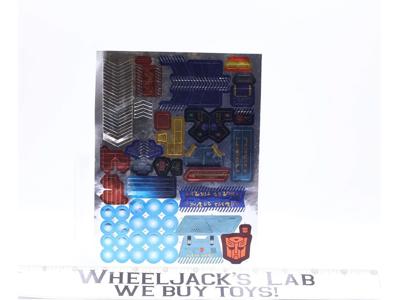 Fortress Maximus Sticker Sheet Original Titans Return Transformers Hasbro