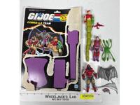 Cobra-LA Team V1 100% Complete W CARD 1987 GI Joe Vintage Hasbro Action Figure