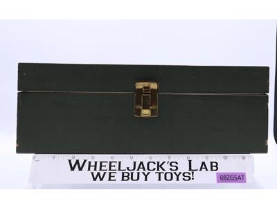 Wooden Footlocker Foot Locker W/Gear Tray 1964 GI Joe ARAH Hasbro Vintage