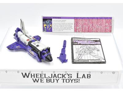 Astrotrain ~ 100% Complete 1985 Hasbro G1 Transformers Action Figure WITH PAPERS