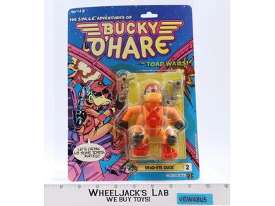 Dead-Eye Duck Bucky O' Hare 1990 Hasbro Vintage Action Figure NEW SEALED