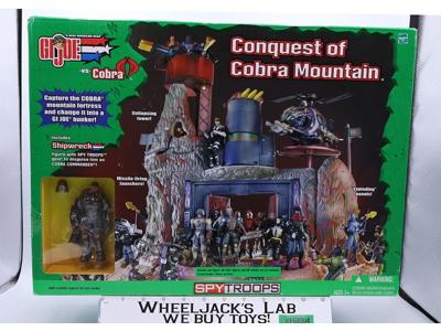 Conquest of Cobra Mountain GI Joe Spy Troops 2003 Hasbro Playset NEW SEALED