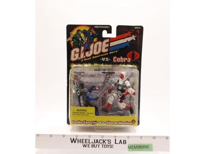 Snake Eyes vs Storm Shadow GI Joe vs Cobra 2001 Hasbro NEW MOSC SEALED