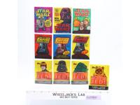 Lot of 10 Star Wars EMPTY Trading Card Wrappers ANH TORJ ESB 1980s Topps Vintage