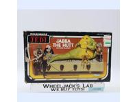 Jabba the Hutt Action Playset Complete W/ Box & Insert Star Wars 1983 Kenner