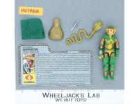 Serpentor V1 100% Complete G.I. Joe 1986 Hasbro Vintage Action Figure