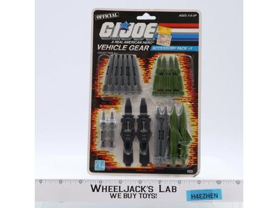 Vehicle Gear Accessory Pack #1 GI Joe 1986 Hasbro Figure MOSC SEALED NEW